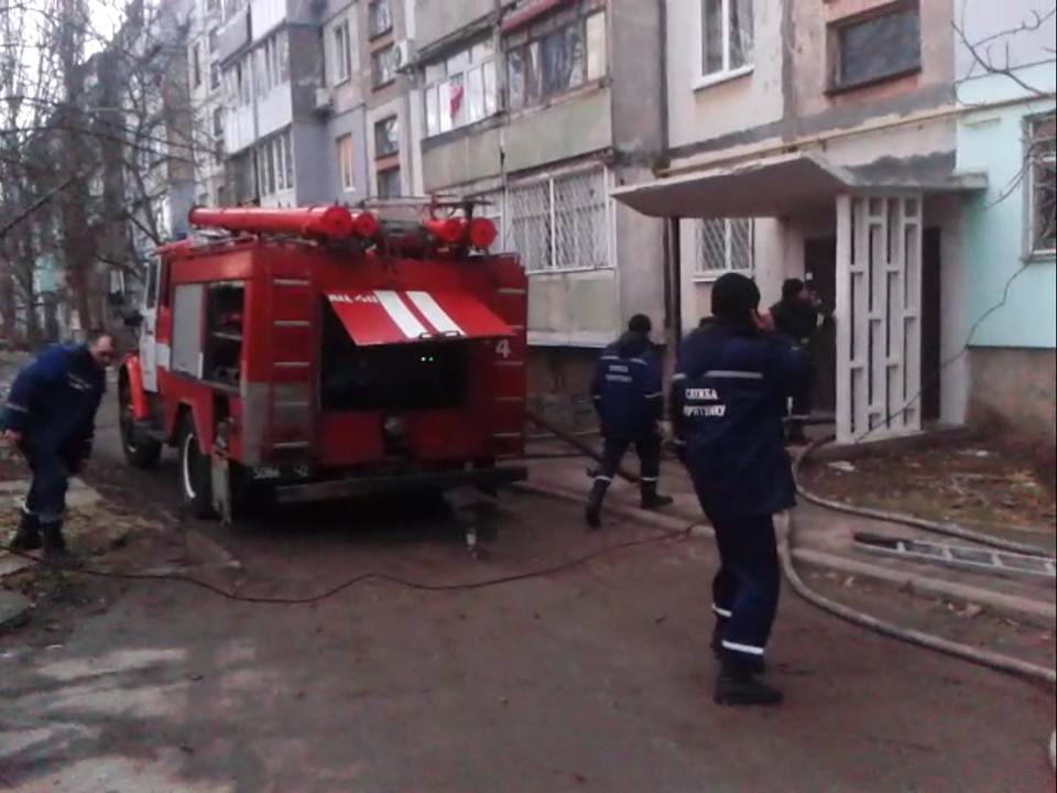 У Херсоні горів житловий будинок: пожежу ліквідували