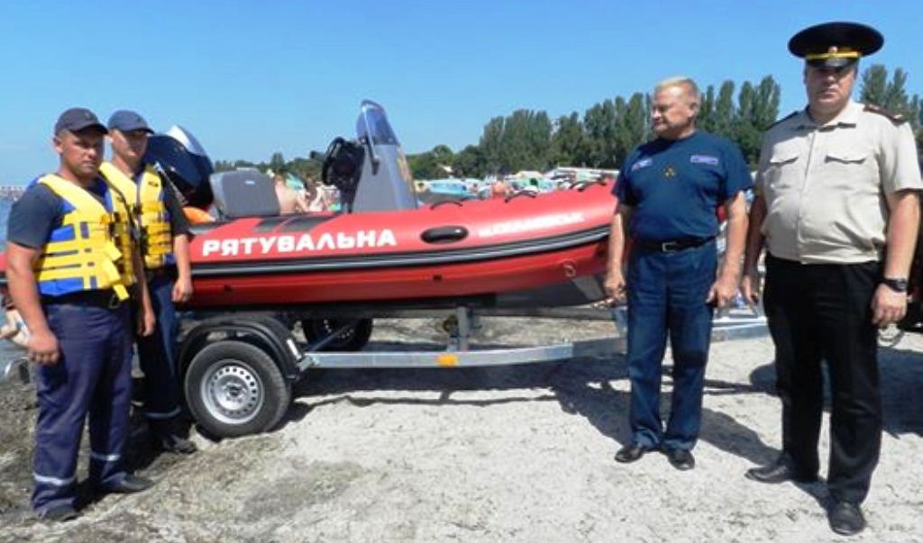 Гостей Херсонщини рятуватимуть на новому човні
