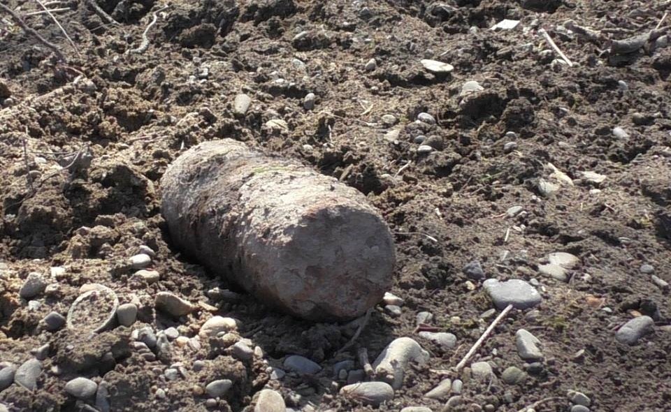 На Херсонщині знешкодили знайдений артснаряд