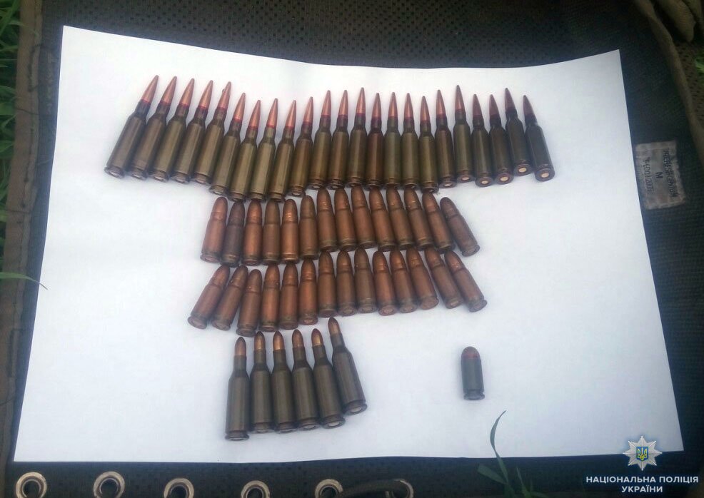 На Херсонщині поліцейські вилучили із незаконного обігу патрони та дві гранати