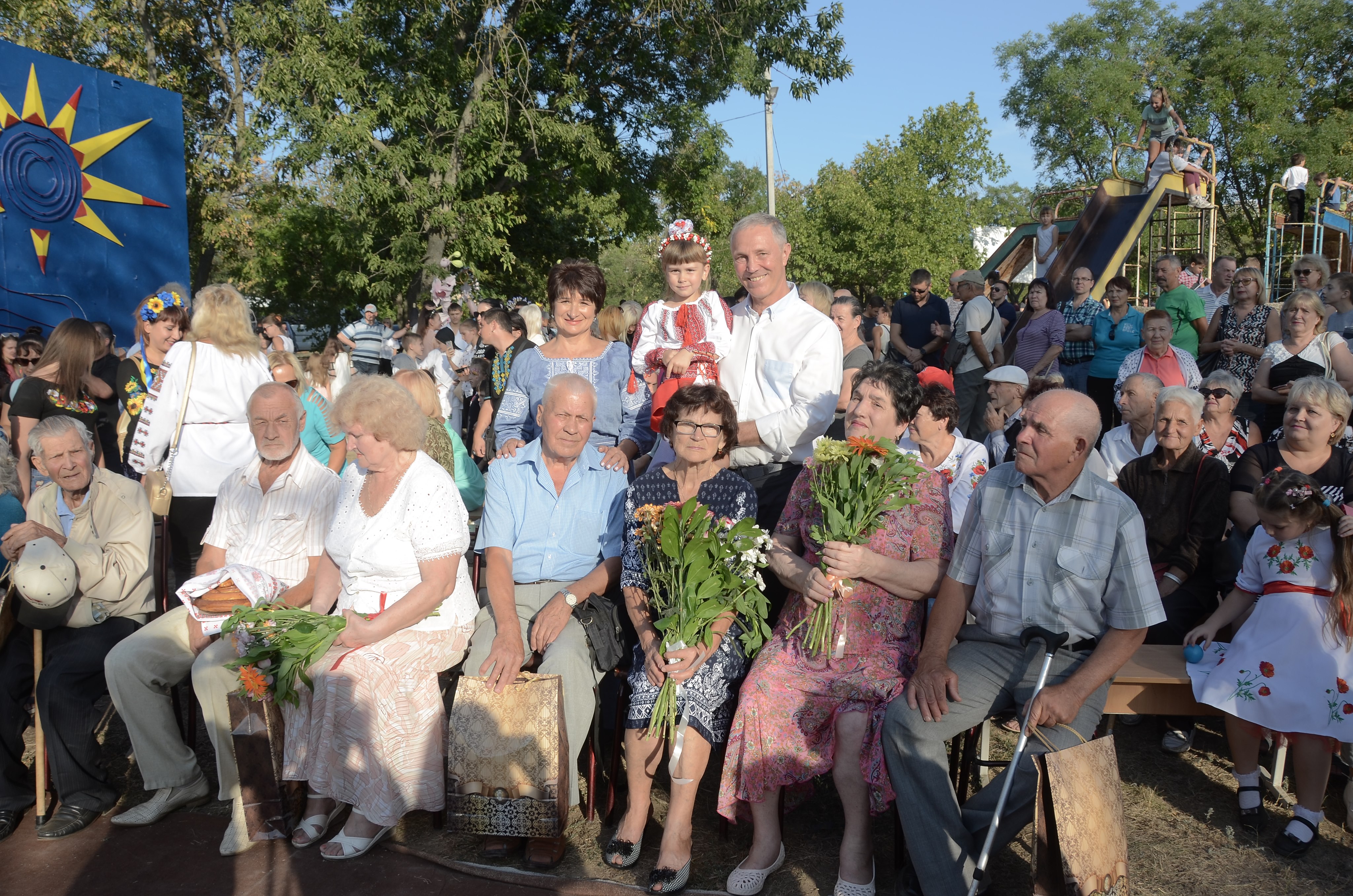 Как встречали День города в микрорайонах Херсона