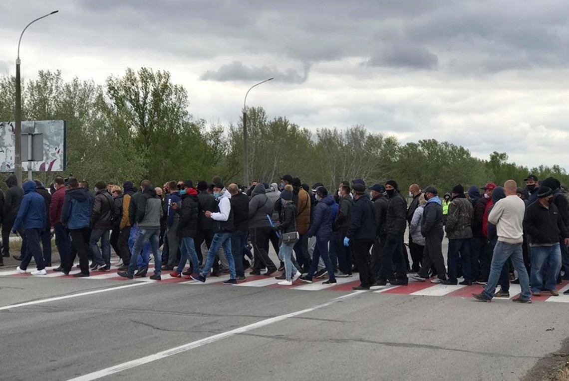 Нацполиция хочет усилить ответственность за перекрытие митингующими дорог