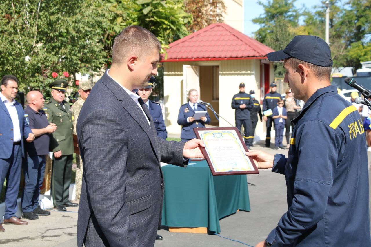 Очільник області привітав рятувальників Херсонщини з професійним святом