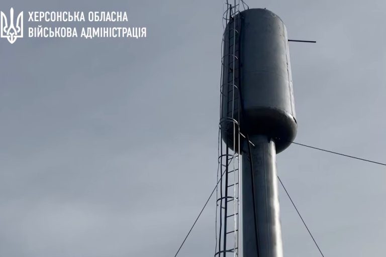У Тягинській громаді встановили водонапірну вежу