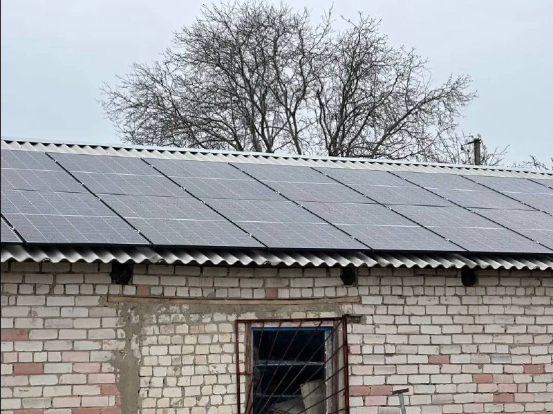 У Високопіллі встановили сонячні панелі для подачі питної води