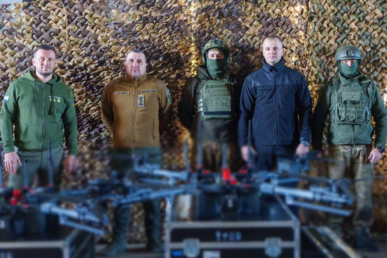 Херсонському полку Нацгвардії передали комплекс безпілотників