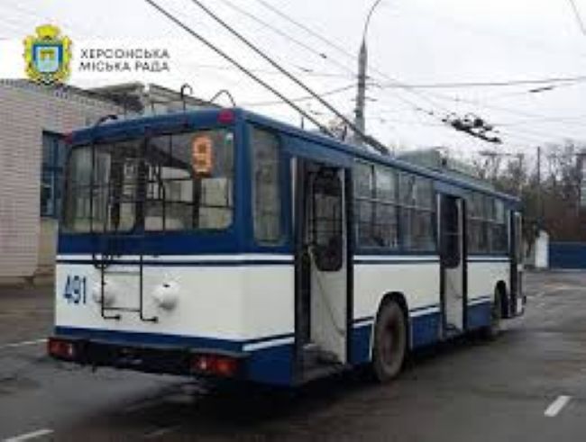 У Херсоні призупинили рух електротранспорту