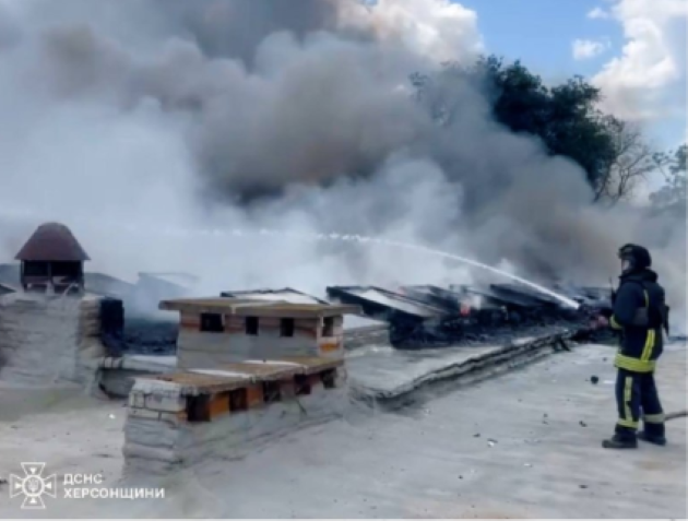 Впродовж дня російські війська двічі атакували навчальні заклади Херсона – ДСНС